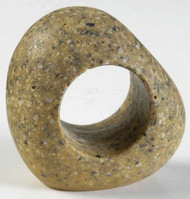 NAPKIN RING ENERGY STONE GRANITE-LOOK