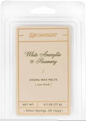 WAX MELTS WHITE AMARYLLIS & ROSEMARY 2.7 OZ