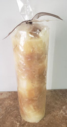 CANDLE 3x9"PILLAR BROWN