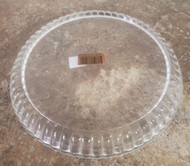 CANDLE PILLAR HOLDER GLASS PLATE 8"