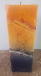 PILLAR 3X9 SQUARE MULTI LEVEL CANDLE