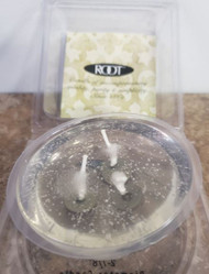 GEL FLOATER CANDLE CLEAR AMBER 2-7/8"