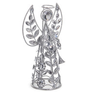 TREE TOPPER CLEAR JEWELLED ANGEL 7.5"