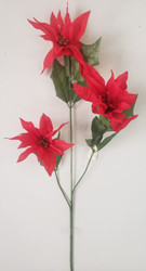 POINSETTIA STEM x3  20"