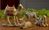 NATIVITY ANIMALS 7" SET OF 4