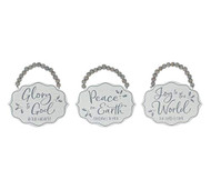 ORNAMENTS SCRIPTURE AND SONGS WOOD 5"