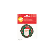 BAKING CUPS SANTA FACE 24 CT