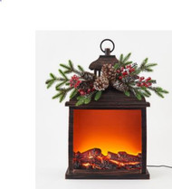 FIRE LIGHT LANTERN BLACK XL 23"
