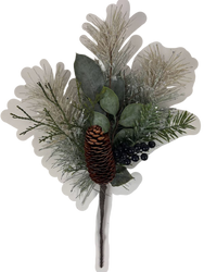 JUNIPER PINE SPRAY BLUEBERRY 16"