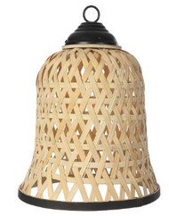 WICKER BELL NATURAL 13.4"