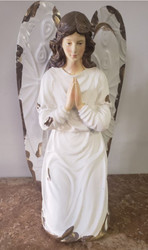 ANGEL PRAYING RESIN / METAL 12"