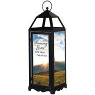 LANTERN PANORAMIC AMAZING GRACE 15"