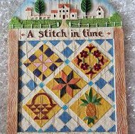 HWC 114431 PLAQUE AT STITCH IN TIME SAVES NINE