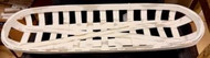 TOBACCO BASKET WHITE OBLONG 27.5"