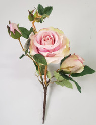 ROSE SPRAY ROSE/ PINK 18"