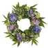 WREATH HYDRANGEA/ SNOWBALL/ BABY'S BREATH  Purple Green 22"