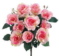 ROSE BUSHX10 PINK 18"