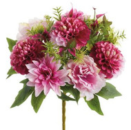 BUSH DAHLIA / PEONY x11 CERISE/TT 17"