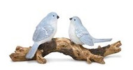 BLUE BIRDS ON A BRANCH 9.5"
