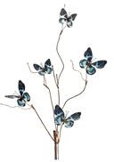 BUTTERFLY SPRAY POLYESTER 39" BLUE