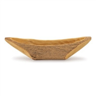 BOWL WOODEN RAW GRAIN 21"