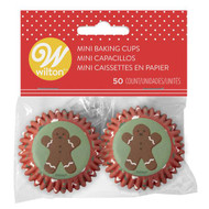 BAKING CUPS MINI GINGERBREAD 50 CT