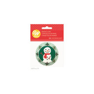 BAKING CUPS CHRISTMAS SNOWMAN 24 CT
