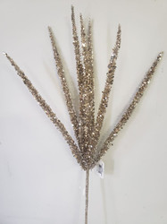 FOXTAIL GLITTERED SPRAY BRONZE / GOLD 25"