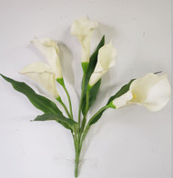 CALLA LILY BUSH 24" CREAM