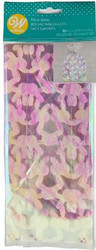 TREAT BAGS IRRIDESCENT PINK BUNNY 10 CT