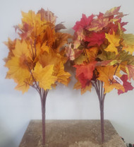 MAPLE LEAF BUSH FALL COLORS 19"