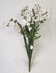 STATICE BUSH x8 WHITE 20"