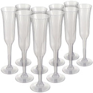 CHAMPAGNE FLUTES x10 8"