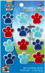 PAW PATROL ICING DECORATIONS 12 CT