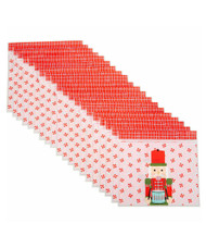 RESEALABLE TREAT BAGS NUTCRACKER 7x7"