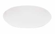 White Separator Plate Crystal Clear 16" Wilton