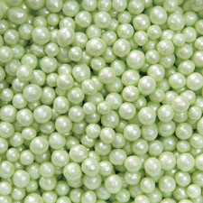 Green Sugar Pearls 5oz. Wilton