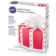 Ready-to-Use Red Rolled Fondant 24oz. Wilton