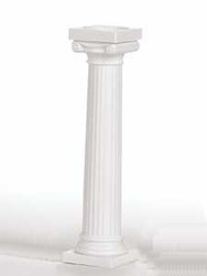 Grecian Cake Pillars 5" 4ct Wilton