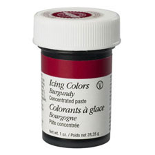 Burgundy Icing Color 1oz. Jar Wilton