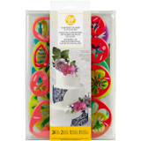 GUM PASTE FLOWER CUT OUT SET 28 PC