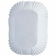 White Petit Loaf Baking Cups 50ct Wilton