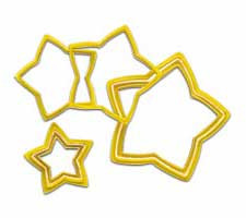 6 pc. Nested Stars Cookie Cutters Set Wilton
