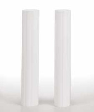 White Hidden Cake Pillars 6" 4ct Wilton