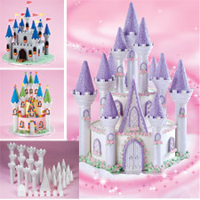 Fairytale Castle Cake Set 32 pcs Wilton