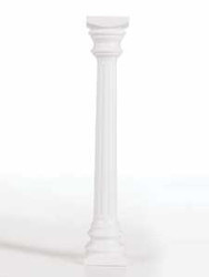 White Roman Cake Columns 13.75" Wilton