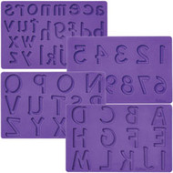 Letters/Numbers Fondant and Gum Paste Molds 4 pcs. Wilton