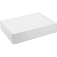 CAKE BOX 10x14x4 WHITE