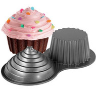 Dimensions Giant Cupcake Cake Pan Wilton