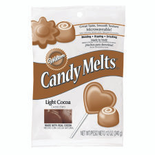 Light Cocoa Candy Melts 12oz. Wilton